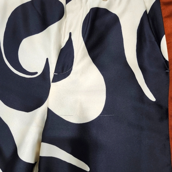 Zara Geometrical Print Wideleg Pants Size L - Picture 3 of 4